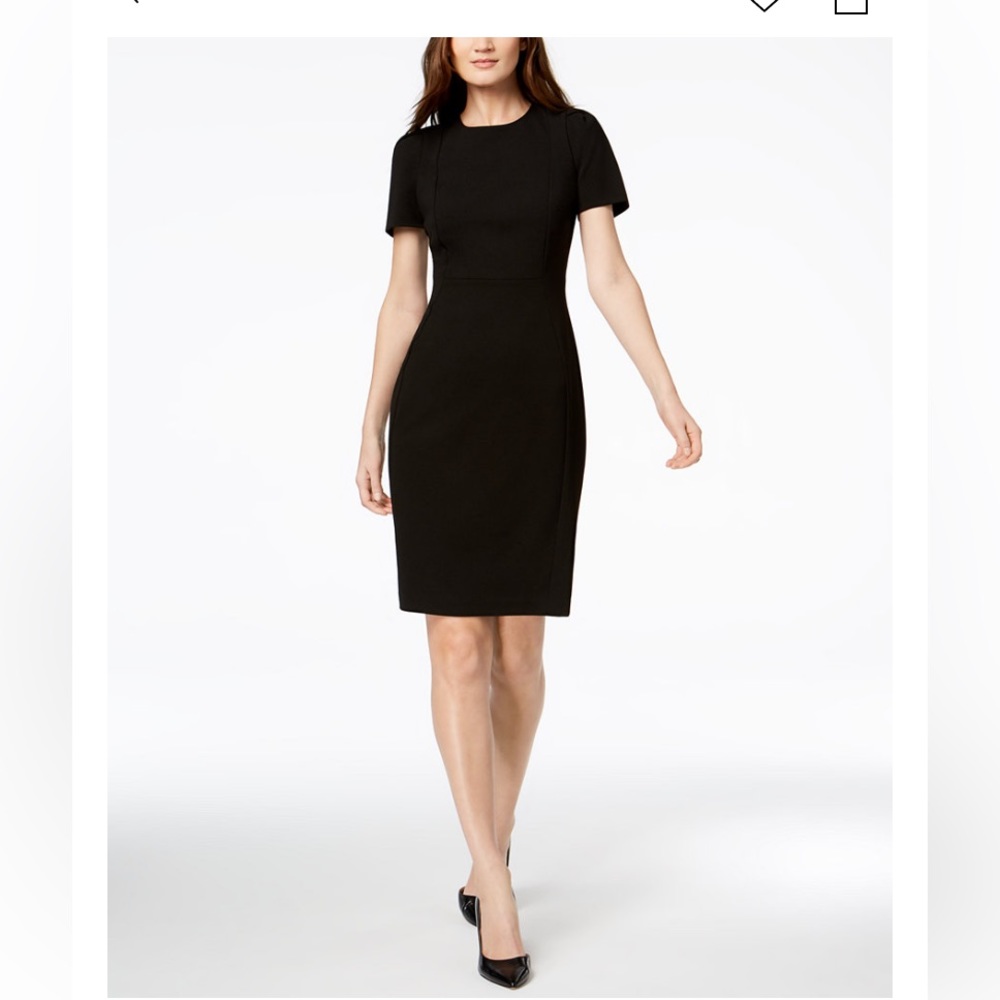 Calvin Klein Scuba Crepe Dress